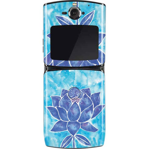 Cat Coq Blue Lotus Motorola RAZR Skin