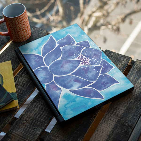 Cat Coq Blue Lotus MSI GS65 Stealth Laptop Skin