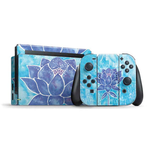 Cat Coq Blue Lotus Nintendo Switch Bundle Skin