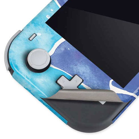 Cat Coq Blue Lotus Nintendo Switch Lite Skin