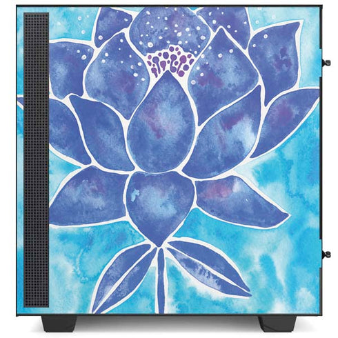 Cat Coq Blue Lotus NZXT H510 Compact ATX Mid-Tower Case Skin