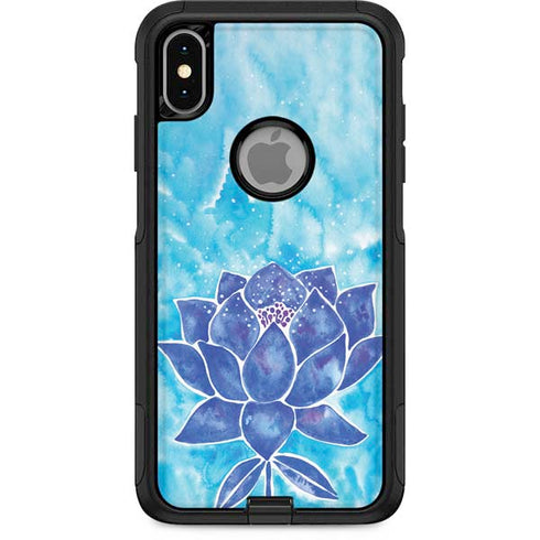 Cat Coq Blue Lotus Otterbox Commuter iPhone Skin