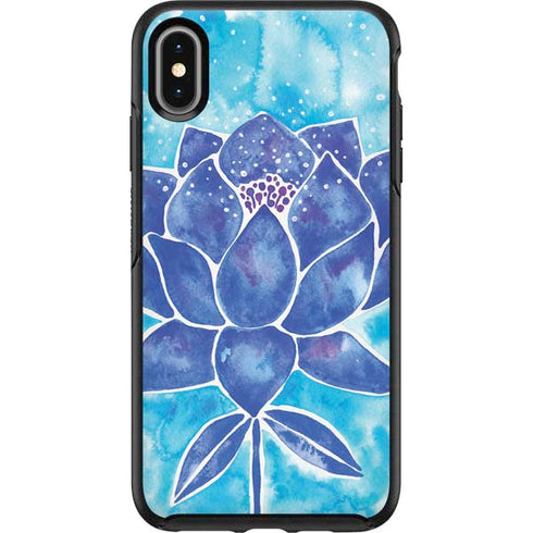 Cat Coq Blue Lotus Otterbox Symmetry iPhone Skin