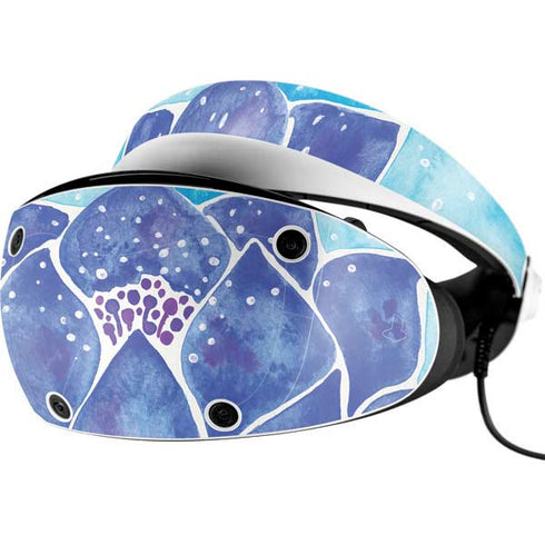 Cat Coq Blue Lotus PlayStation VR2 Skin