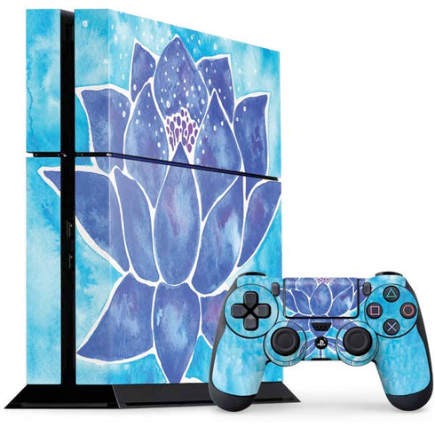 Cat Coq Blue Lotus PS4 Console and Controller Bundle Skin
