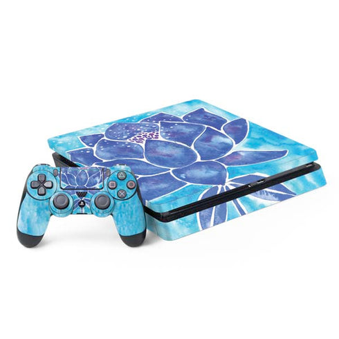Cat Coq Blue Lotus PS4 Slim Bundle Skin