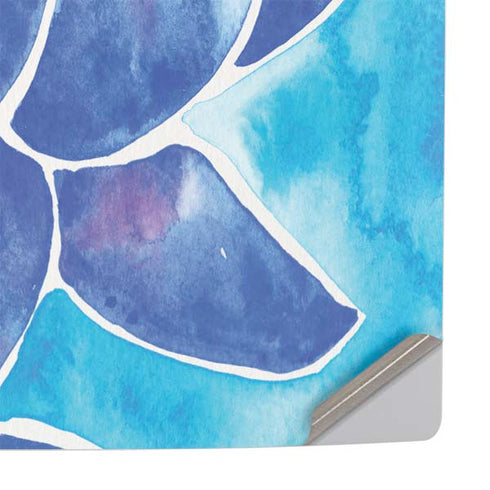 Blue Lotus by Cat Coq PS5 Slim Digital Edition Console Skin