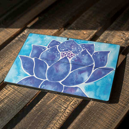 Cat Coq Blue Lotus Surface Pro 7 Skin