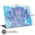 Cat Coq Blue Lotus Universal Laptop 15in (12.2 x 8.8in) Skin