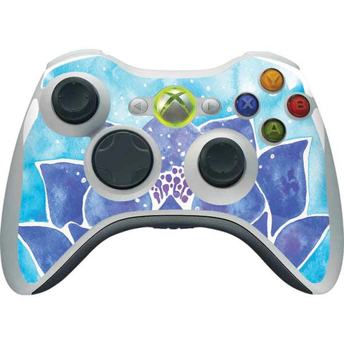 Cat Coq Blue Lotus Xbox 360 Wireless Controller Skin