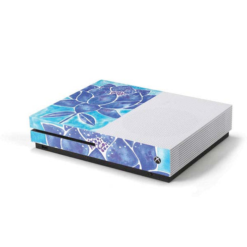 Cat Coq Blue Lotus Xbox One S Console Skin