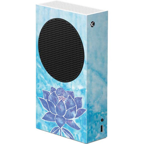 Cat Coq Blue Lotus Xbox Series S Console Skin