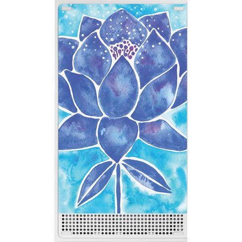 Cat Coq Blue Lotus Xbox Series S Console Skin