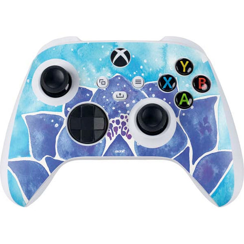 Cat Coq Blue Lotus Xbox Series S Controller Skin