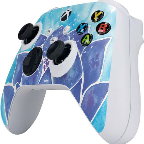 Cat Coq Blue Lotus Xbox Series S Controller Skin