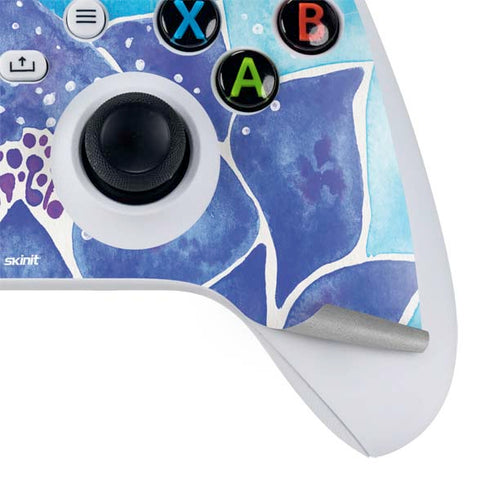 Cat Coq Blue Lotus Xbox Series S Controller Skin