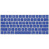 Blue Solid Magic Keyboard Skin