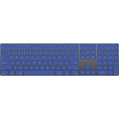 Blue Solid Magic Keyboard with Numeric Keypad Skin