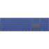 Blue Solid Magic Keyboard with Numeric Keypad Skin