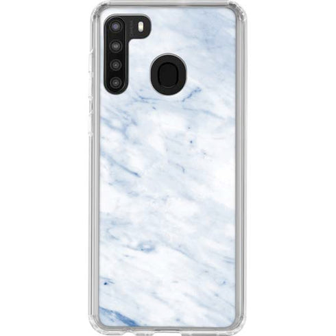 Blue Marble Galaxy A21 Clear Case