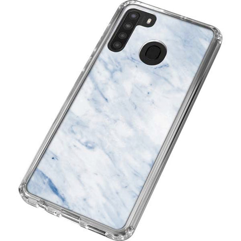 Blue Marble Galaxy A21 Clear Case
