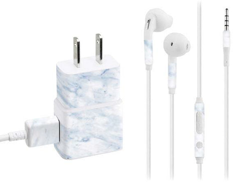 Blue Marble Phone Charger Skin