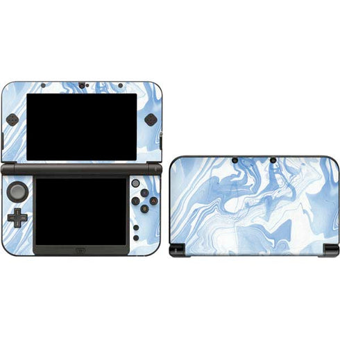 Blue Marbling 3DS XL 2015 Skin
