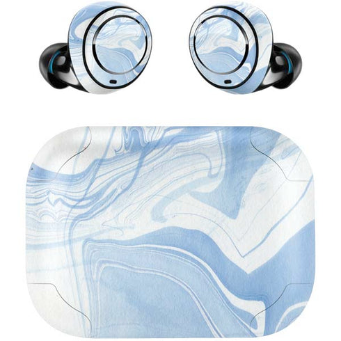 Blue Marbling Amazon Echo Buds Skin
