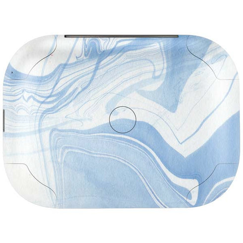 Blue Marbling Amazon Echo Buds Skin