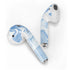Blue Marbling Apple AirPods 2 Skin