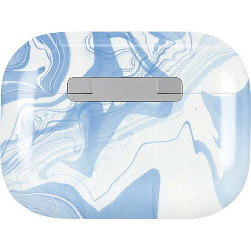 Blue Marbling Apple AirPods Pro Skin