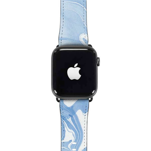 Blue Marbling Apple Watch Band 42-44mm