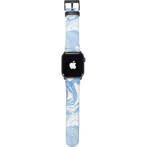 Blue Marbling Apple Watch Band 42-44mm