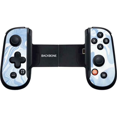 Blue Marbling Backbone One for iPhone Game Controller Skin