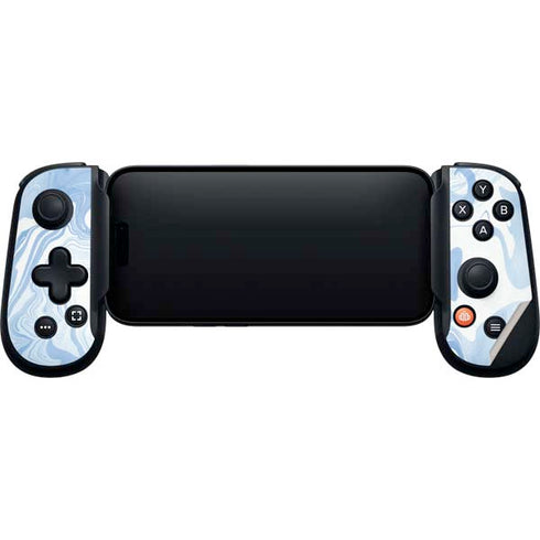 Blue Marbling Backbone One for iPhone Game Controller Skin