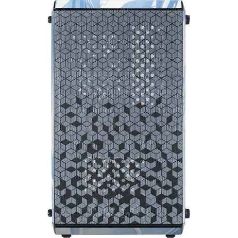 Blue Marbling Cooler Master MasterBox Q300L Mini Tower Skin