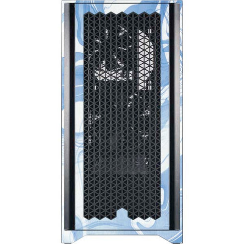 Blue Marbling Corsair 4000D Tempered Glass Mid-Tower ATX Case Skin