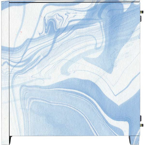 Blue Marbling Corsair 4000D Tempered Glass Mid-Tower ATX Case Skin