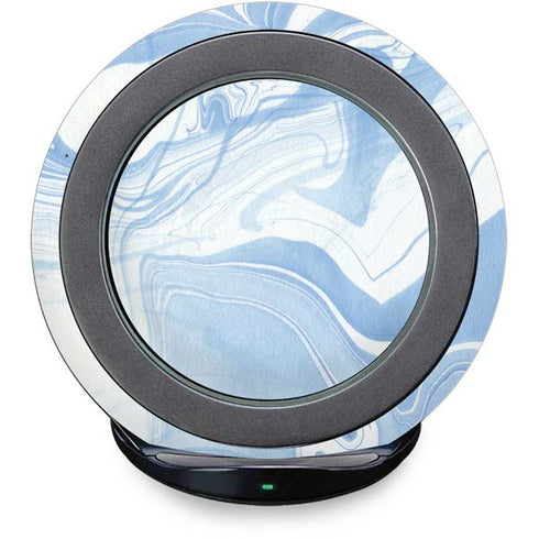 Blue Marbling Fast Charge Wireless Charging Stand Skin