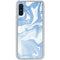 Blue Marbling Galaxy A10e Clear Case