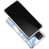 Blue Marbling Galaxy A12 Clear Case