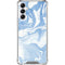 Blue Marbling Galaxy A14 5G Clear Case