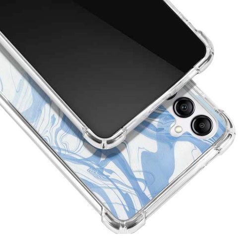 Blue Marbling Galaxy A14 5G Clear Case