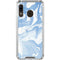 Blue Marbling Galaxy A30 Clear Case