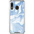 Blue Marbling Galaxy A30 Clear Case