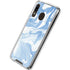 Blue Marbling Galaxy A30 Clear Case