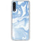 Blue Marbling Galaxy A50 Clear Case