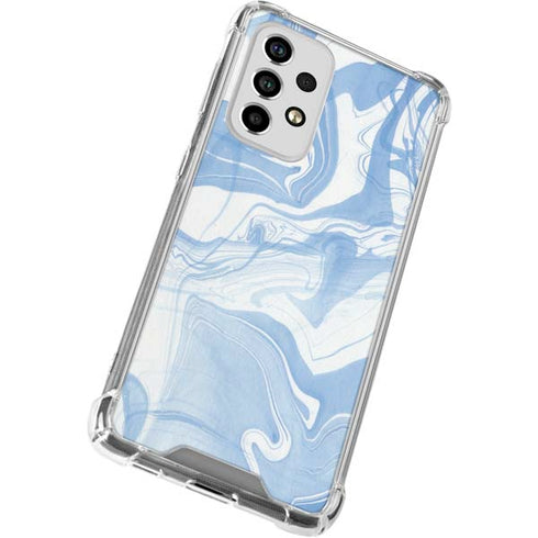 Blue Marbling Galaxy A53 5G Clear Case
