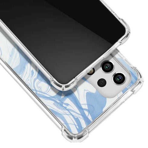 Blue Marbling Galaxy A53 5G Clear Case