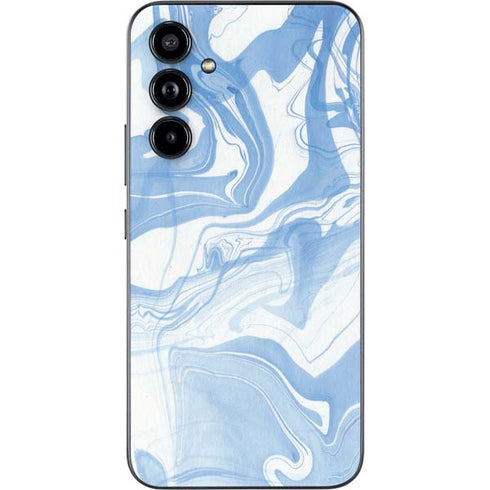 Blue Marbling Galaxy A54 5G Skin